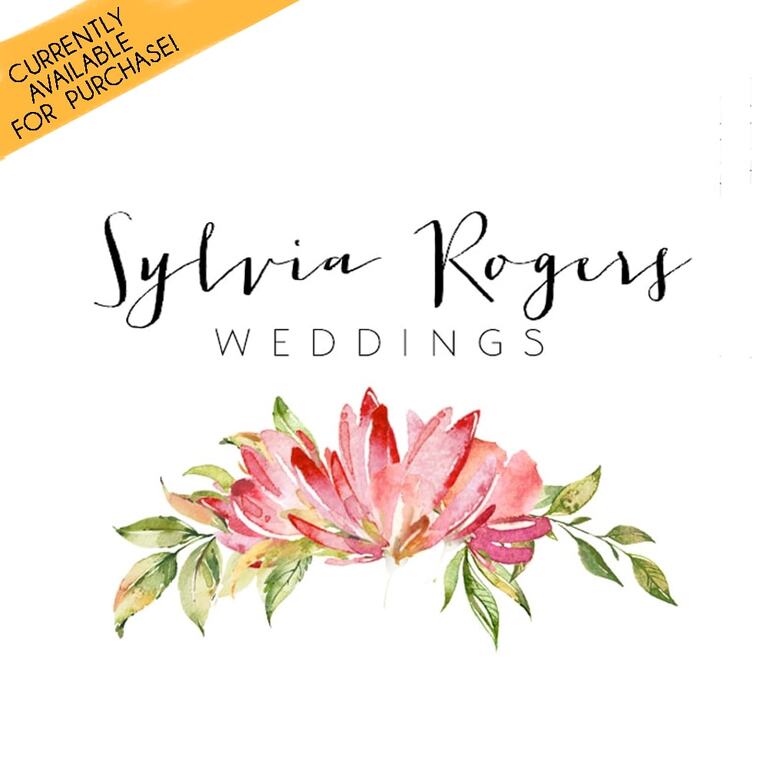 logos available for purchase, placenta baby floral watercolor, midwife logo doula logo