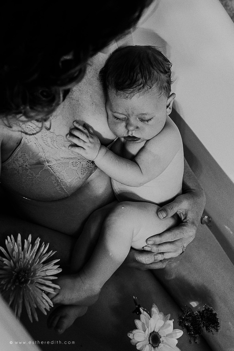 under water birth photography, under water herbal bath, under water photography spokane