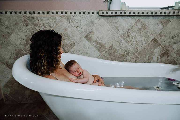 under water birth photography, under water herbal bath, under water photography spokane