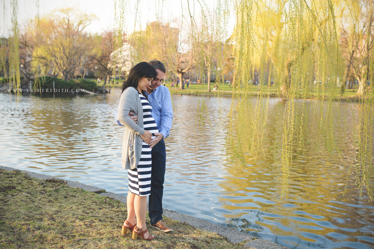 Maternity Photographer Massachusetts, Boston Public Gardens Maternity Photos