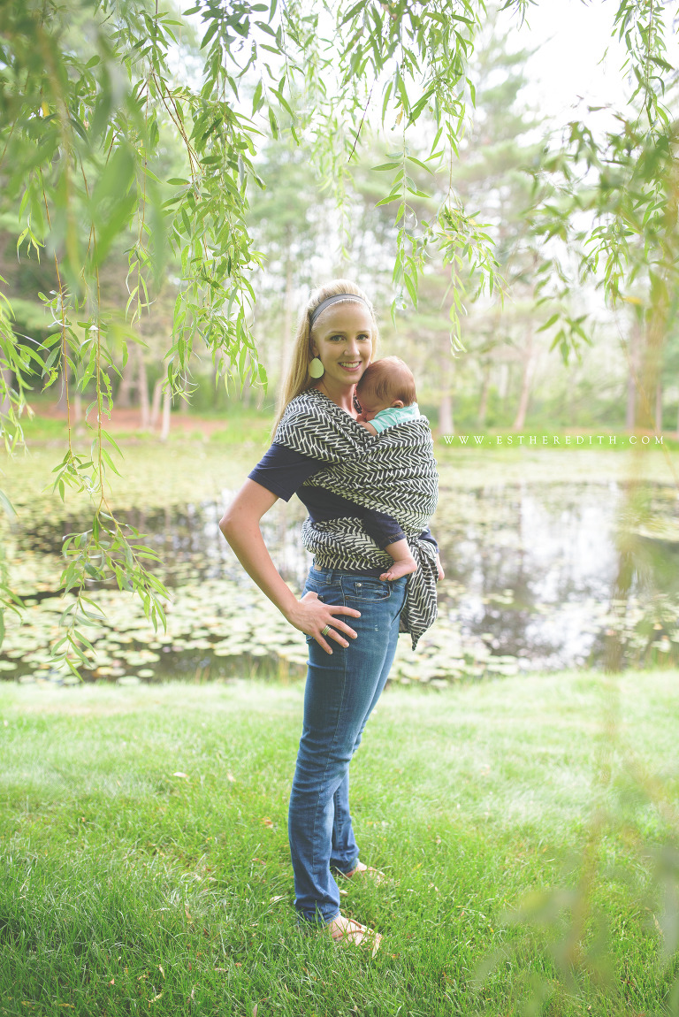 Esther Edith Babywearing Photographer, Risaroo Wovens Pinnacle Ink 