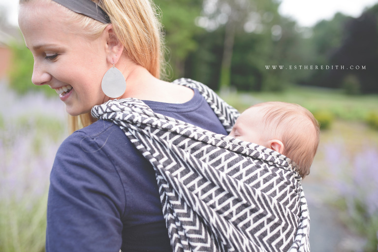 Esther Edith Babywearing Photographer, Risaroo Wovens Pinnacle Ink 