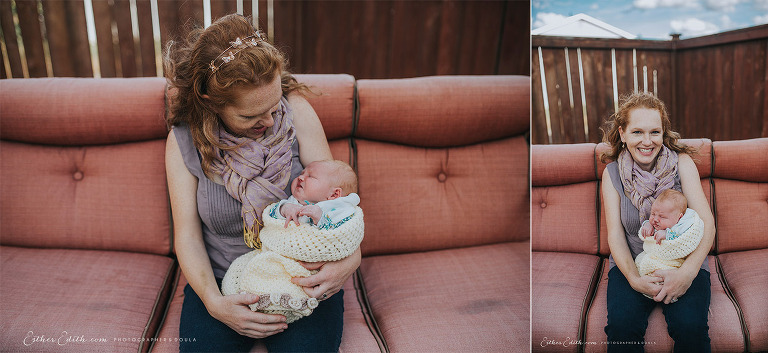 spokane birth photographers, in home birth photography, newborn birth photos spokane