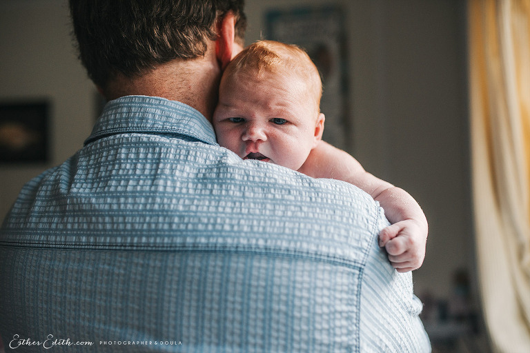 spokane birth photographers, in home birth photography, newborn birth photos spokane