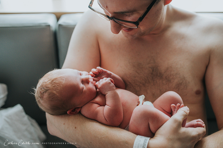 Esther Edith Photographer and Doula, Fresh Baby Photography, Birth Photography Spokane, Newborn Photos Spokane, Fresh 48, lifestyle newborn, hospital birth photos