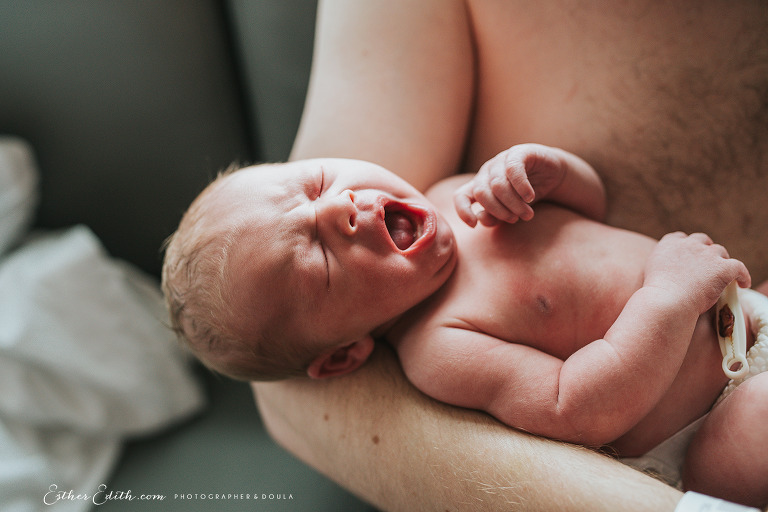 Esther Edith Photographer and Doula, Fresh Baby Photography, Birth Photography Spokane, Newborn Photos Spokane, Fresh 48, lifestyle newborn, hospital birth photos