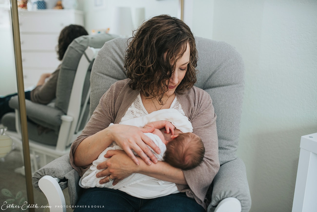 Breastfeeding Photography Moments In Motherhood Photography Spokane