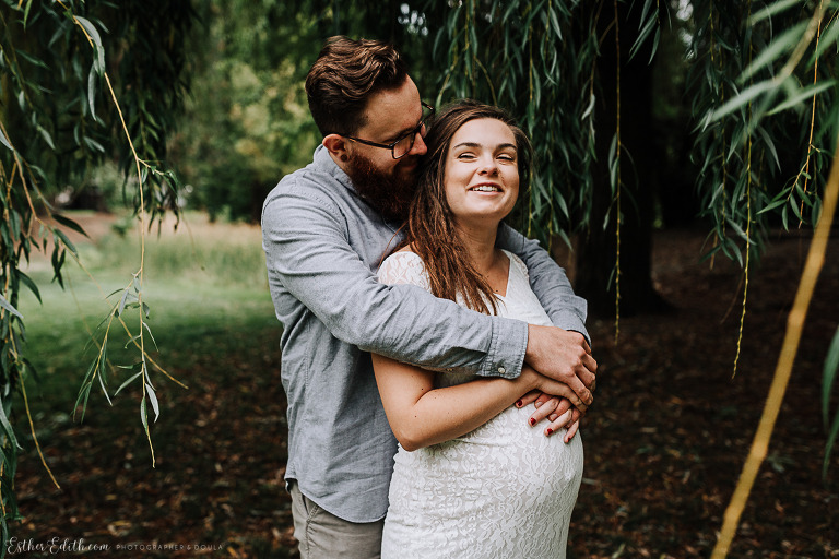 Spokane maternity photographers, spokane maternity photography, cda maternity pictures, cheney maternity photos, maternity dress spokane, blush pink maternity gown, pink lace maternity dress