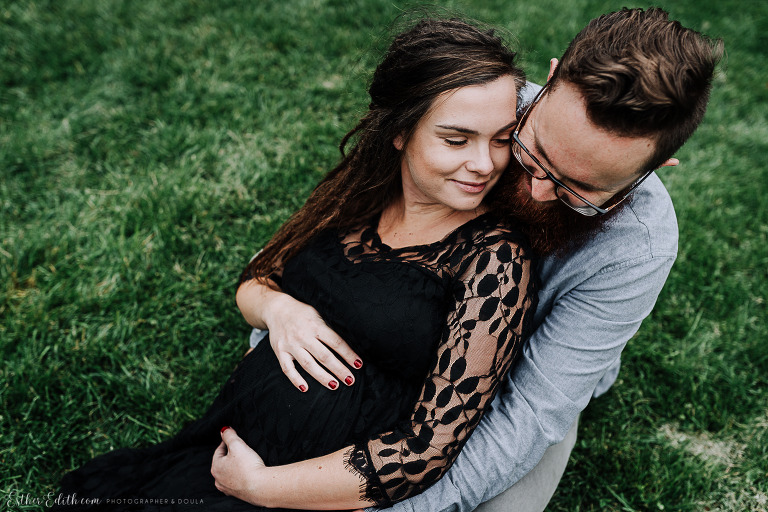 Spokane maternity photographers, spokane maternity photography, cda maternity pictures, cheney maternity photos, maternity dress spokane, blush pink maternity gown, pink lace maternity dress