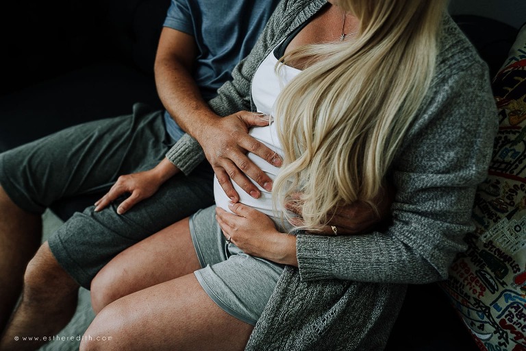 Addison and Tyler ~ Indoor Maternity Photography Spokane WA - E