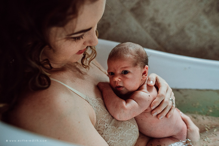 caring coconut herbal bath, claw foot tub herbal bath, claw foot tub home birth, water birth, spokane birth photographers